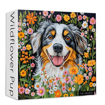 Puzzle puzzle cucciolo di fiori selvatici 1000 pezzi